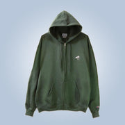 Champion x Chronic Ink Classic Logo Zip Hood - Dark green