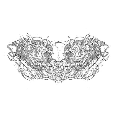 Double Foo Dog Chest Piece