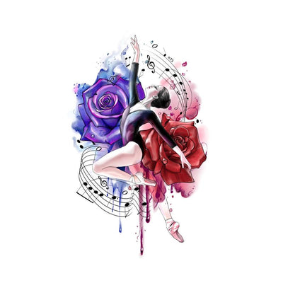 Musical Ballerina with Roses