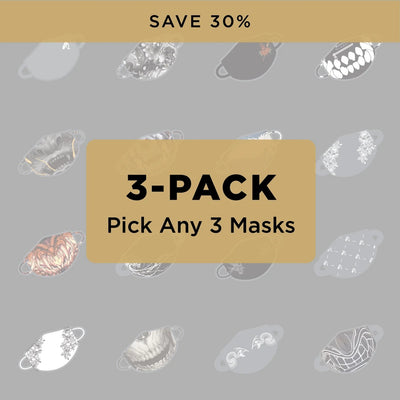 3-Pack Face Mask Custom Bundle