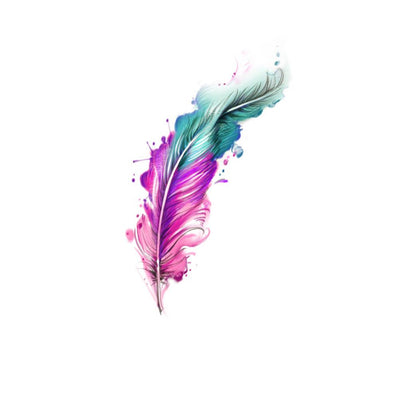 Watercolor Feather