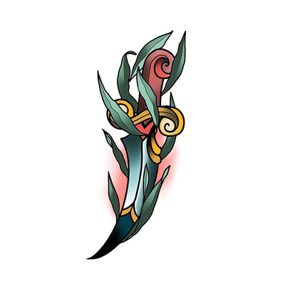 Dagger with sage