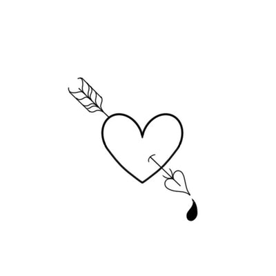 Cupids Arrow Heart