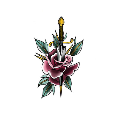 Dagger with Rose