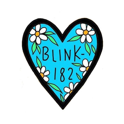 Blue Blink 182 Heart