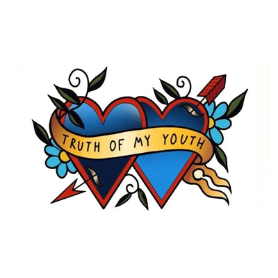 "Truth Of My Youth" Hearts with Flowers