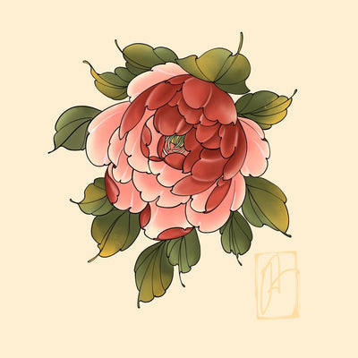 Single Peony