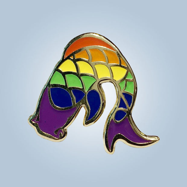 Chronic Ink Enamel Pin - Pride Rainbow Koi