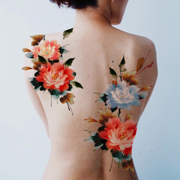 Peony Back Piece